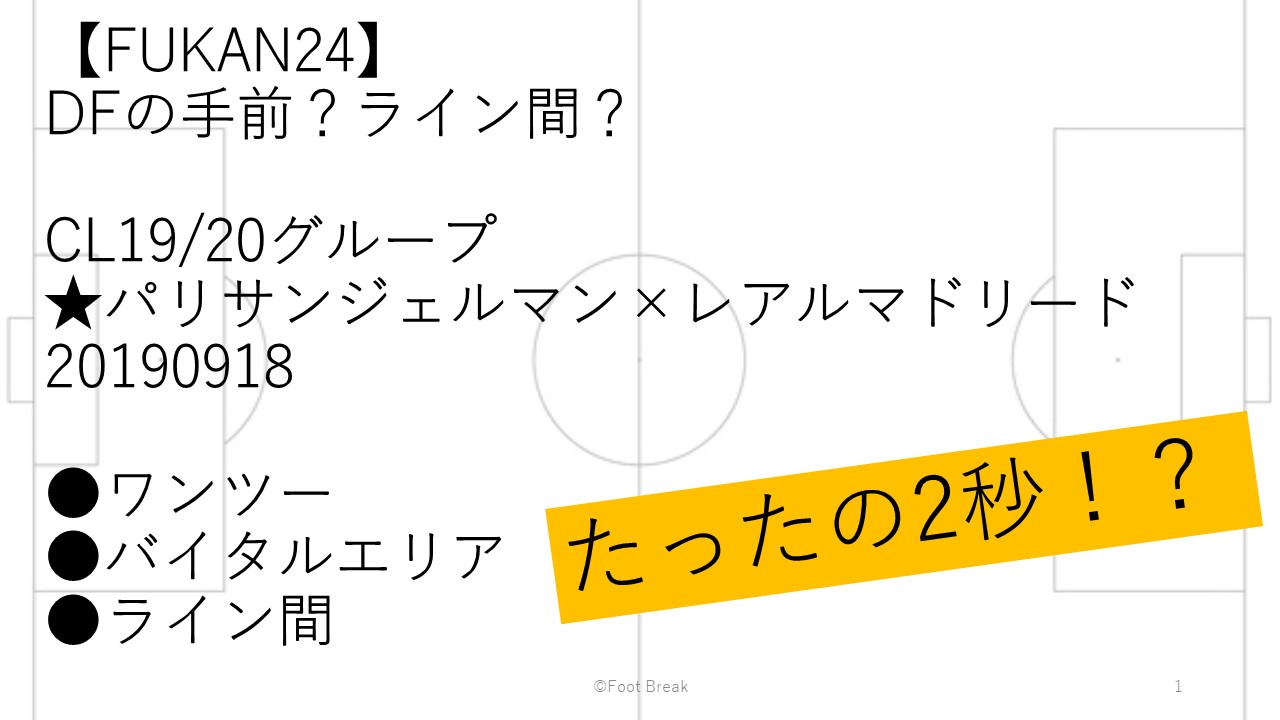 Fukan24 Cl19 グループ パリサンジェルマン レアルマドリード たったの2秒